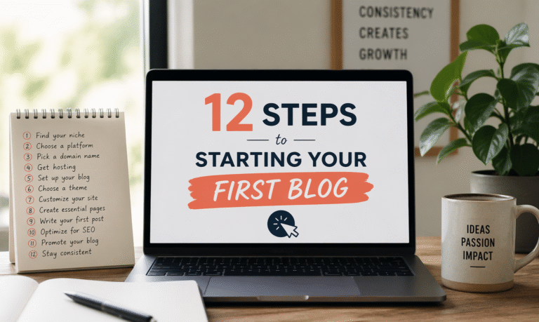 12 Steps to Launching Your First Blog: A Guide for Beginners